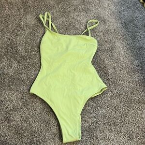 Kittenish green cheeky one piece - never worn, tags still on